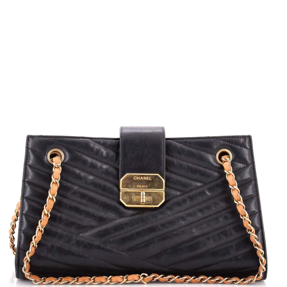 Chanel Gabrielle Tote Chevron Leather #242769C18B